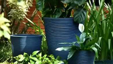 Las macetas decorativas son el resultado de la alianza de Cotton Move con Retalhar. Material cien por cien reciclado / COTTON MOVE