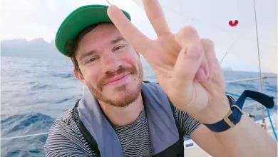 Victor Rault en el Captain Darwin, frente a las costas de Cabo Verde / CAPTAIN DARWIN