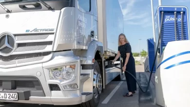 Las flotas del transporte necesitan facilidades como este corredor para ir abandonando los combustibles fósiles / BP