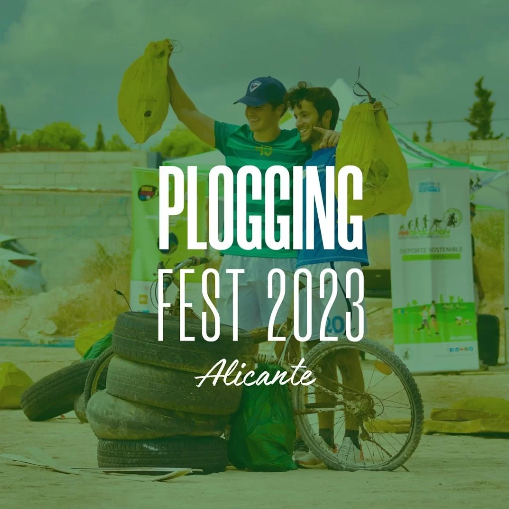 Cartel plogging fest alicante 2023