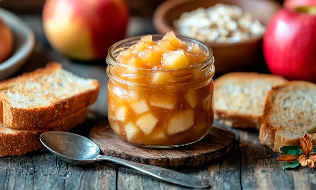 Compota con sobras de manzanas asadas Compota con sobras de manzanas asadas