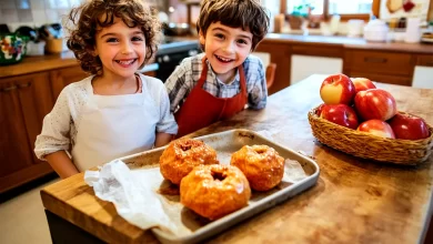 Manzanas asadas una receta saludable