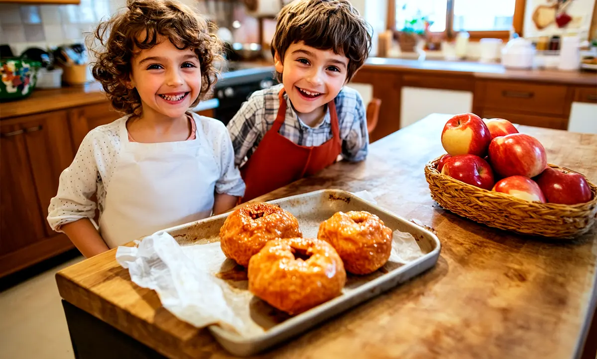 Manzanas asadas una receta saludable