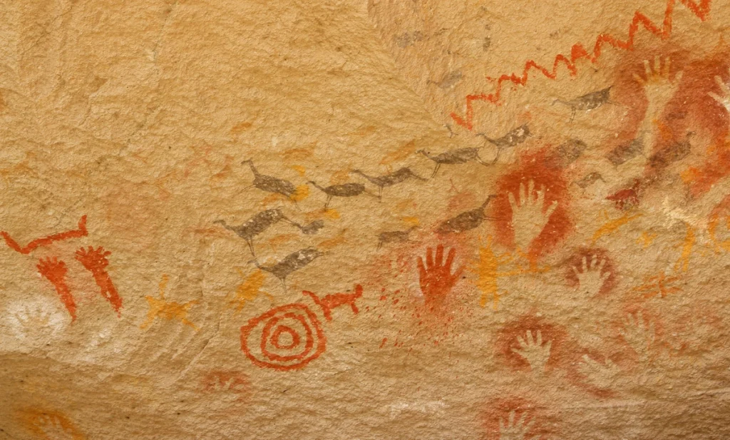 Pinturas en la cueva de las manos