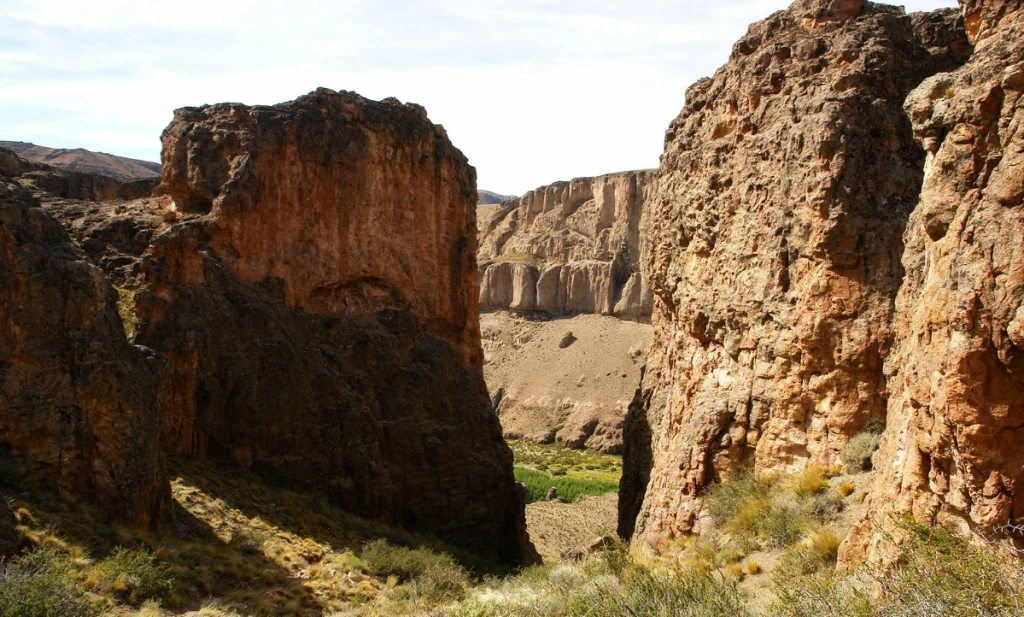 Cañón de río Pinturas
